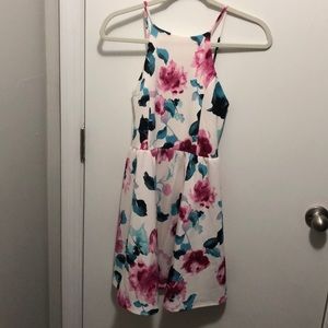 Beautiful white floral dress